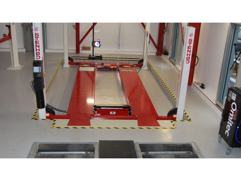 STENHOJ Major 4000 6000 MOT/ATL Electrohydraulic 4post lift with 4.